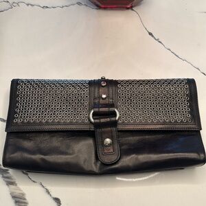 Giuseppe Zanotti leather clutch